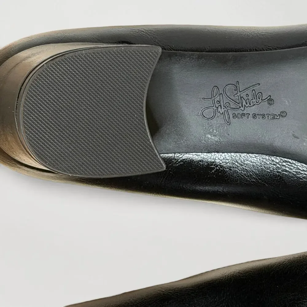 LifeStride Trixie Loafer Pumps Sz 7M Black 2